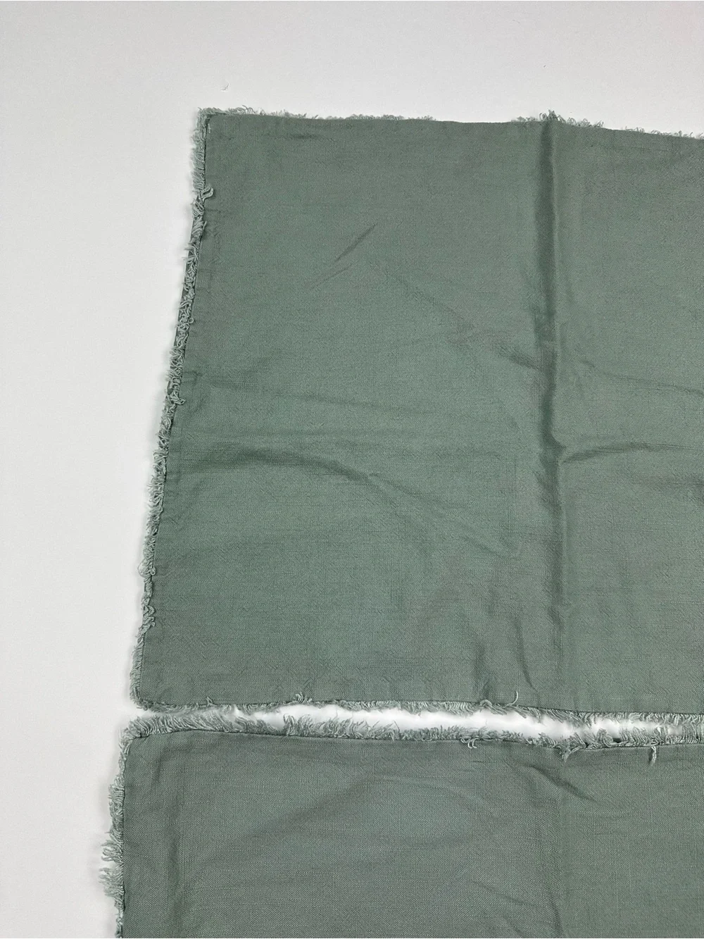 Casaluna Rayon Linen Full / Queen Pillow Cases Sage Green Two
